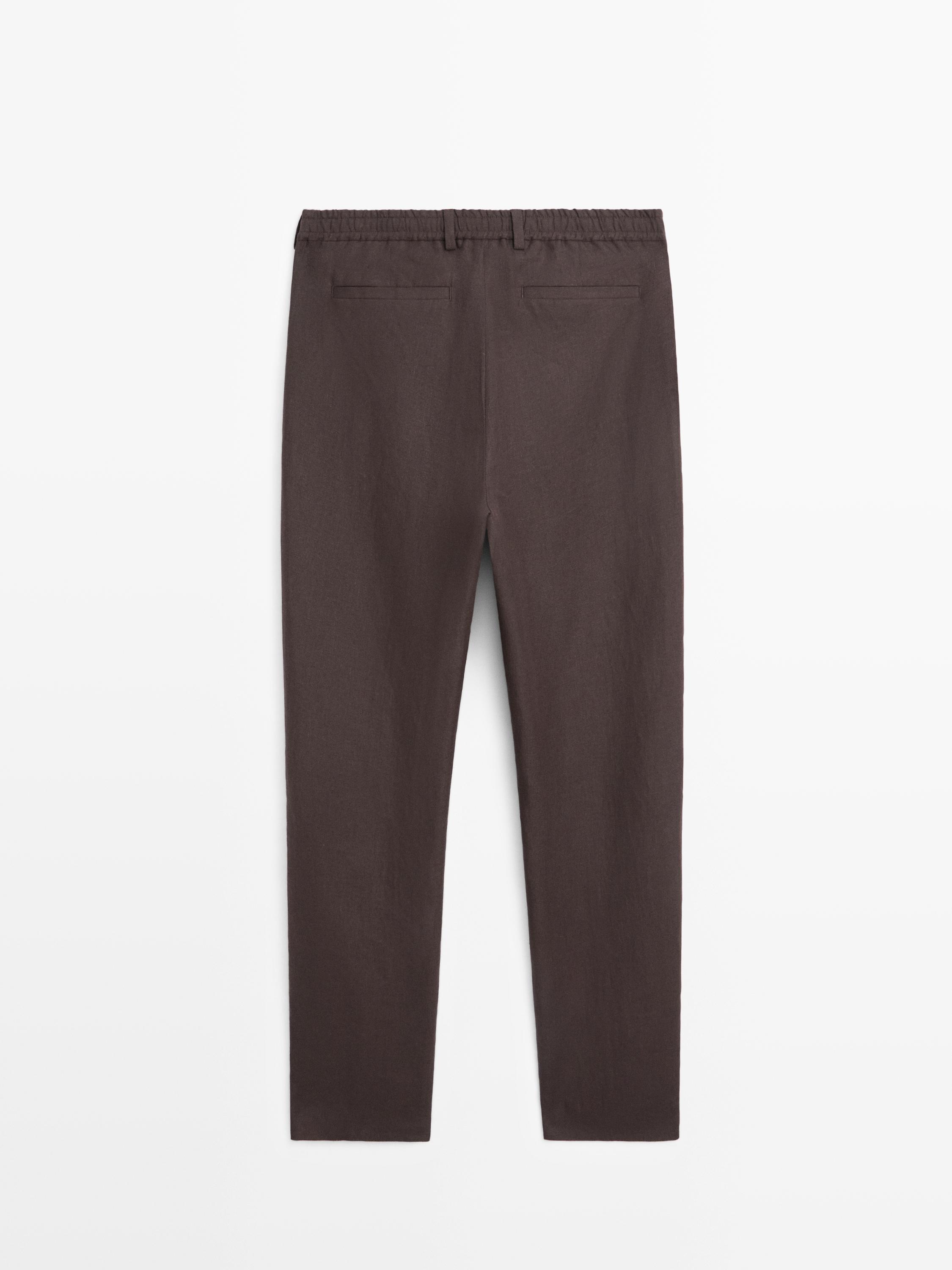 Pantalon total look en lin